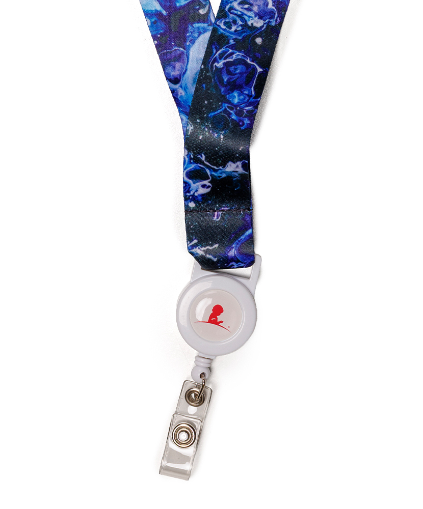 Primary image Patient Art Space Swirl Lanyard - Victoria